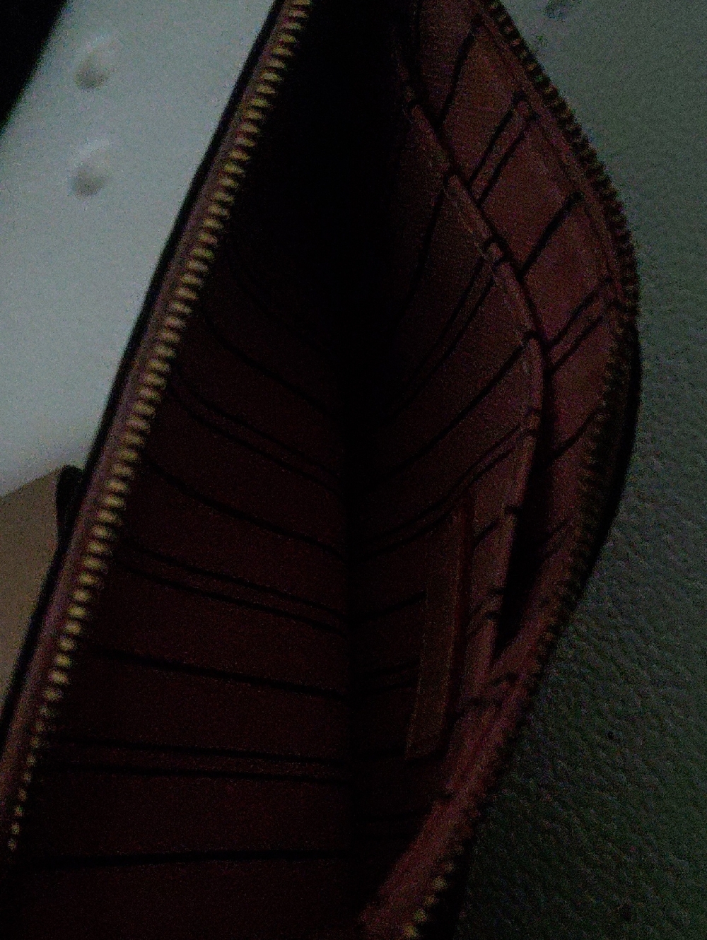 Louis Vuitton Brown Monogram Wristlet Clutch - Picture 8 of 9